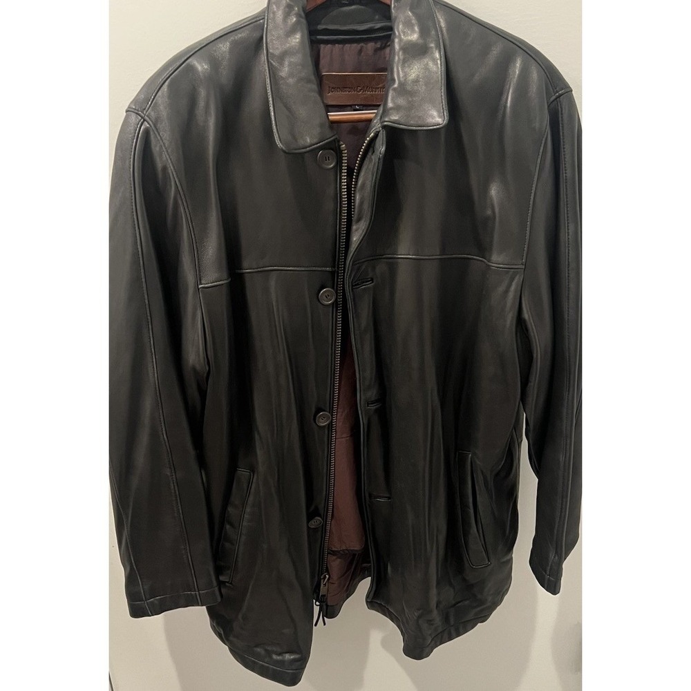 Johnston and Murphy Leather Jacket